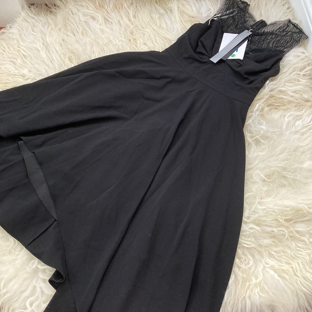 HALSTON HERITAGE Crew Neck Knee-Length Dress - Picture 2 of 12